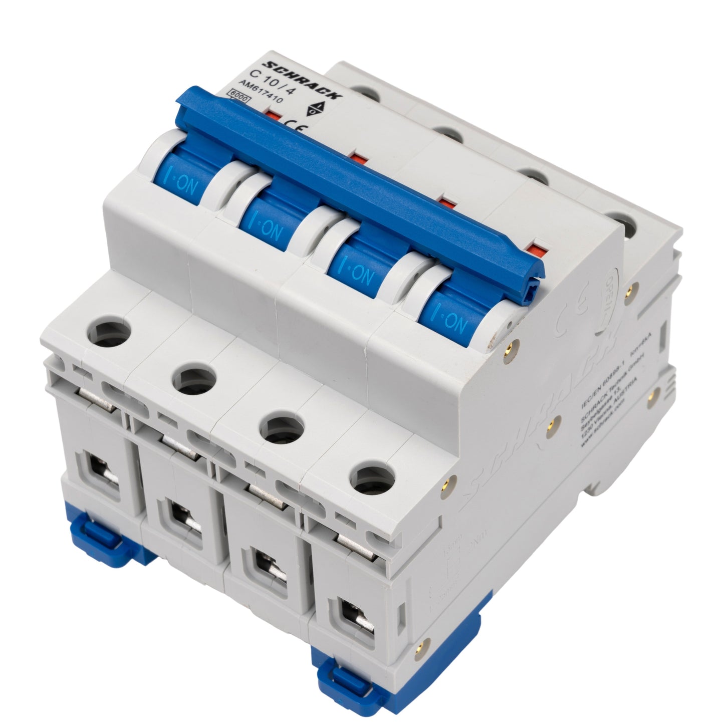 Miniature Circuit Breaker (MCB) AMPARO 6kA, C 10A, 4-pole