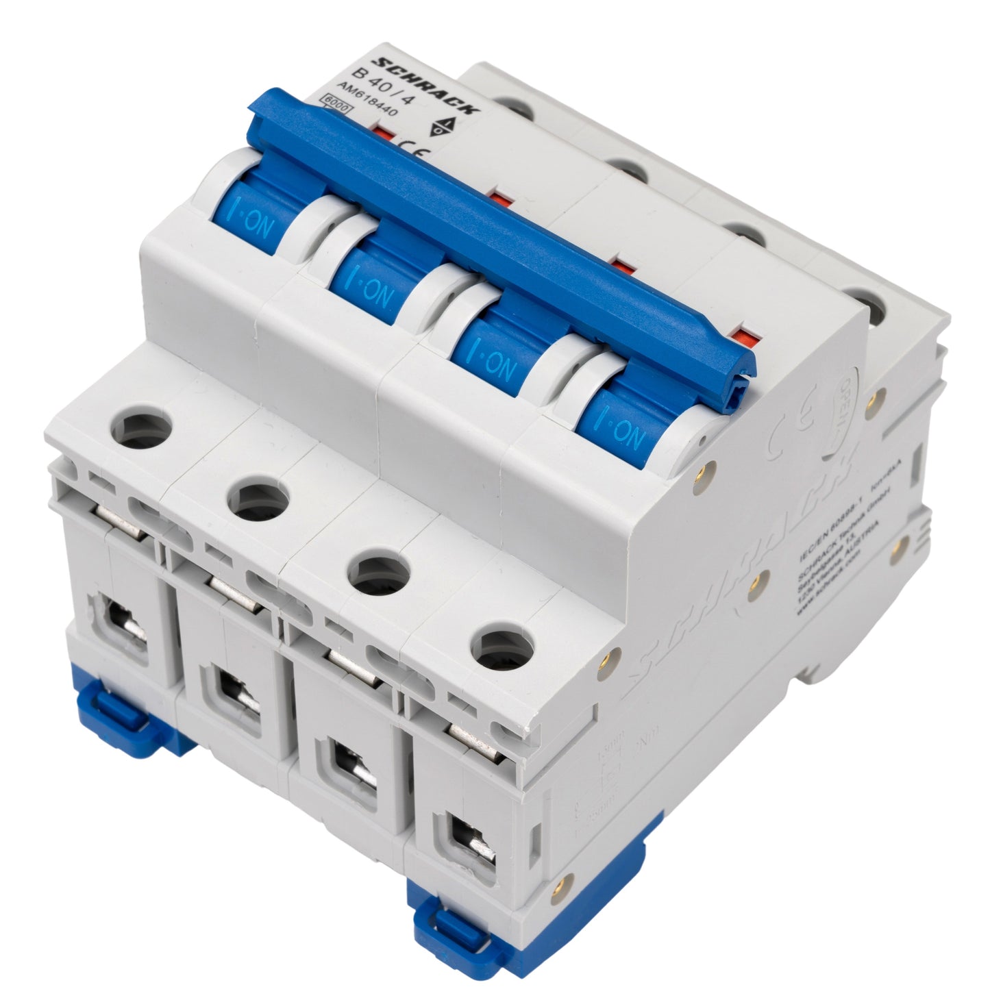 Miniature Circuit Breaker (MCB) AMPARO 6kA, B 40A, 4-pole