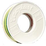 Banda izolat PVC galben/verde COROPLAST 15mmx10m
