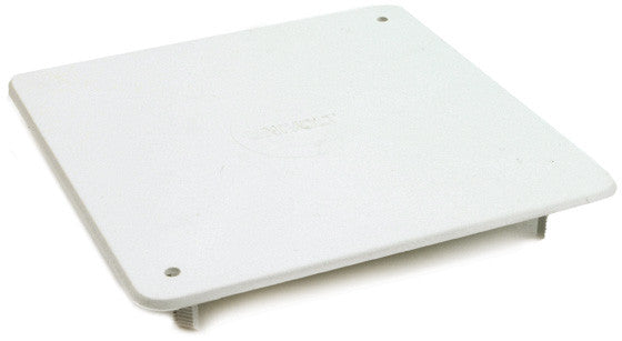 Capac doză 80x80 mm, alb