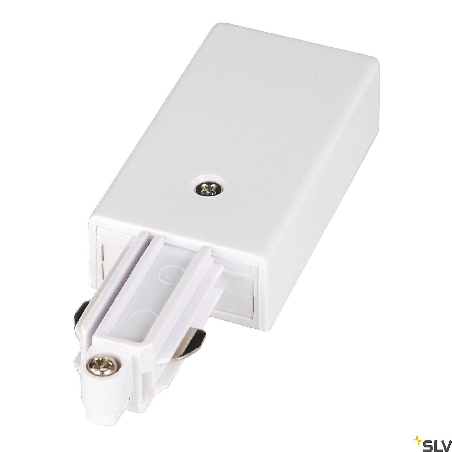 Feed-in pt 1-ph-hv track, protection conductor stânga, alb