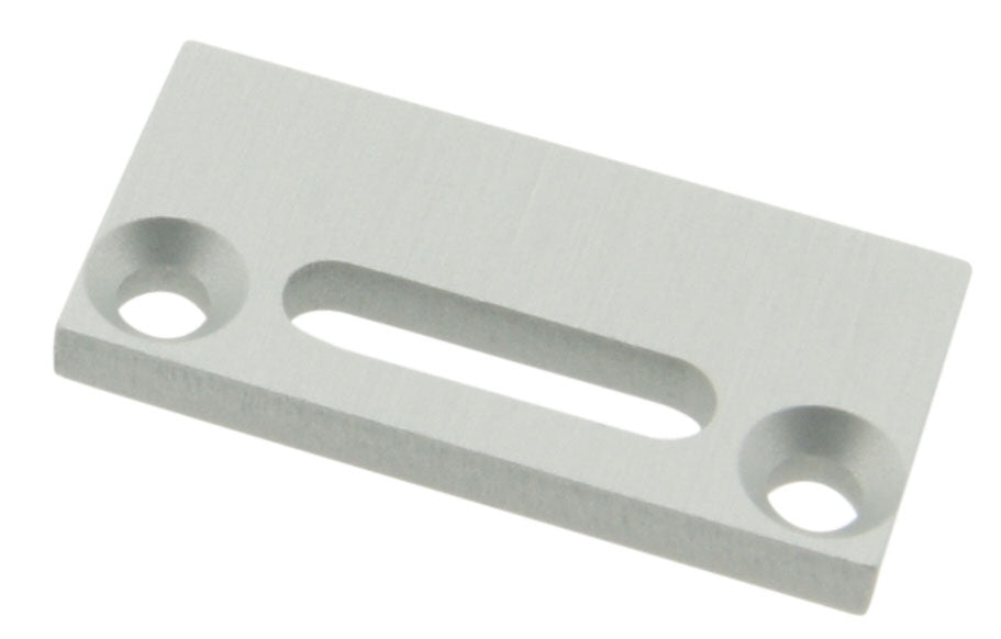 Profile end cap TBF flat with longhole for cable