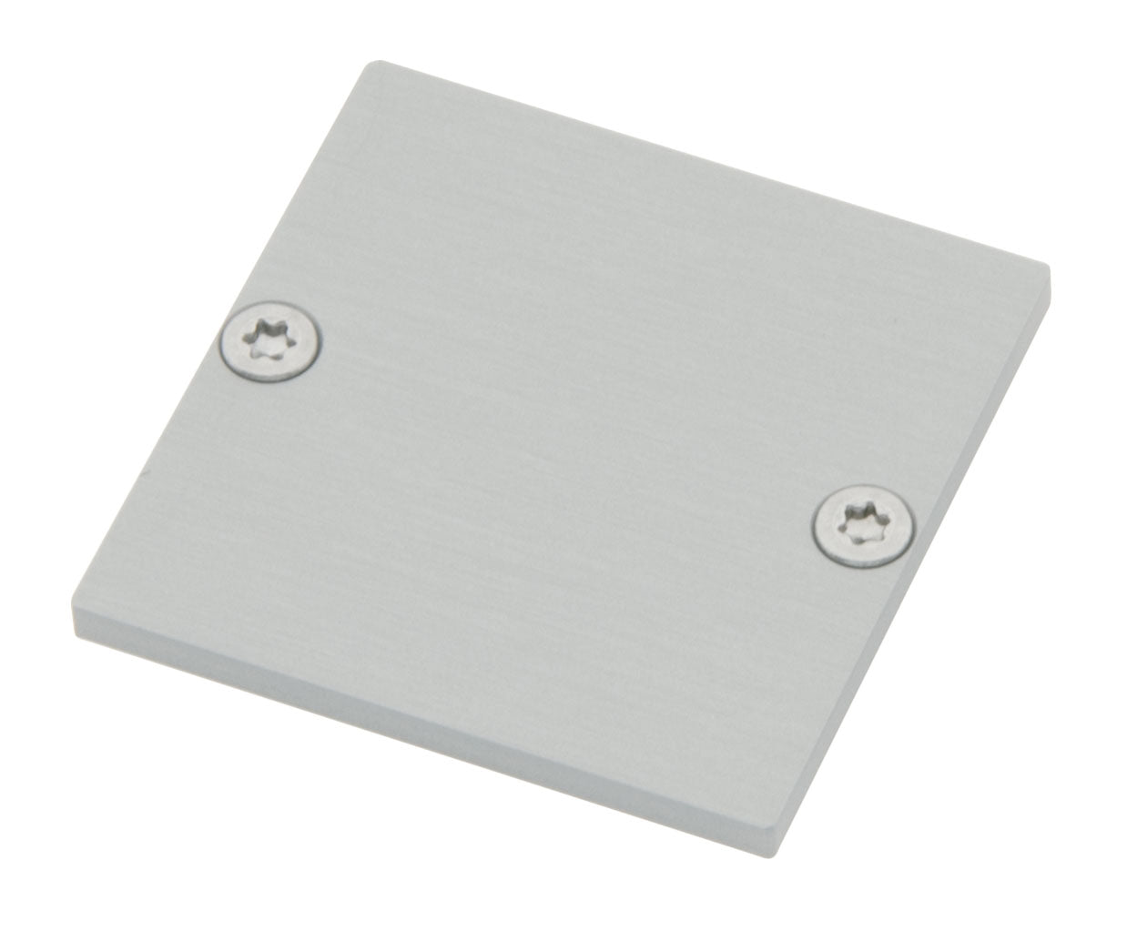 Profile end cap CLR flat closed incl. Screws