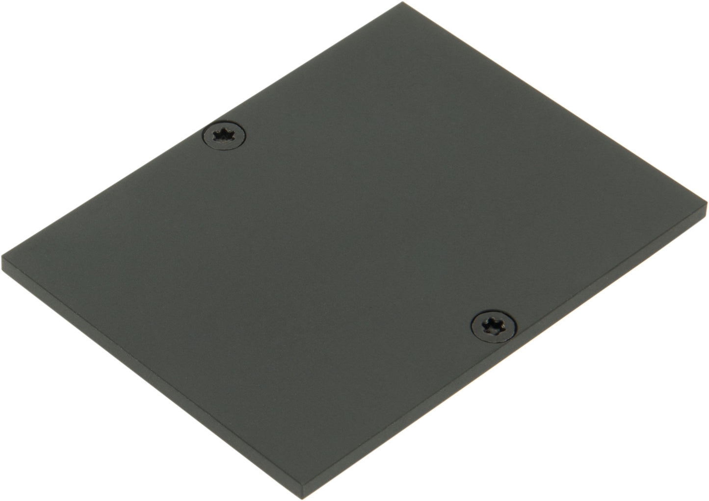 Capac profil MFR plat incl. Șuruburi negre
