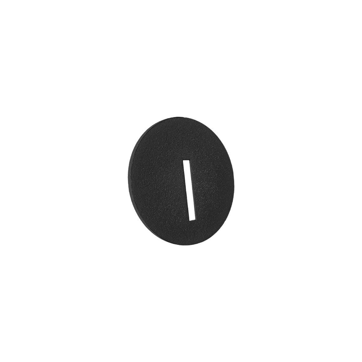 Square Slotted Cover for Insert, 83 x 83 mm, black