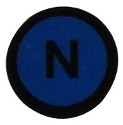 Autocolant N (1buc.)