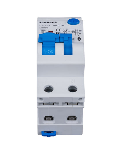 Întreruptor automat+dif.1+N, AMPARO 10kA, C 10A, 30mA, Tip A