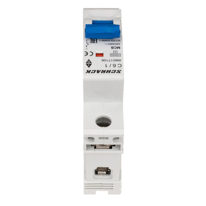 Întreruptor automat AMPARO 10kA, C 6A, 1 pol