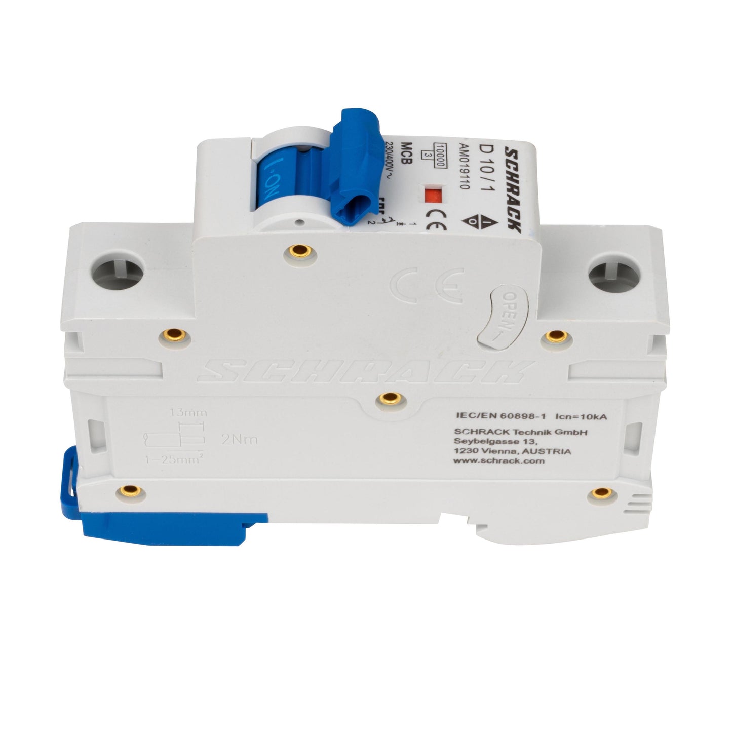 Întreruptor automat modular (MCB) AMPARO 10kA, D 10A, 1 pol