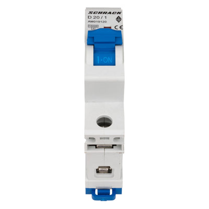 Întreruptor automat modular (MCB) AMPARO 10kA, D 20A, 1 pol