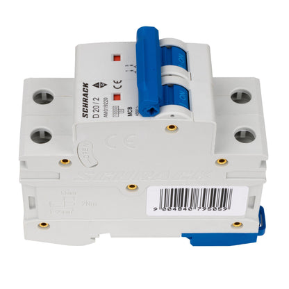 Întreruptor automat modular (MCB) AMPARO 10kA, D 20A, 2 poli