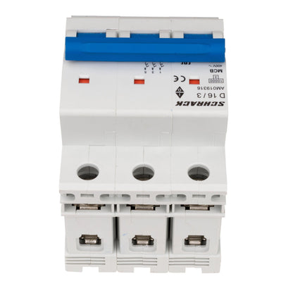 Întreruptor automat modular (MCB) AMPARO 10kA, D 16A, 3 poli