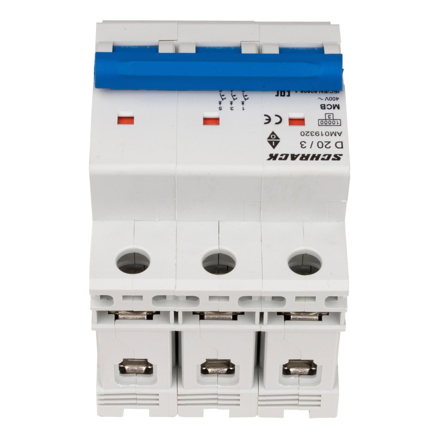 Întreruptor automat modular (MCB) AMPARO 10kA, D 20A, 3 poli