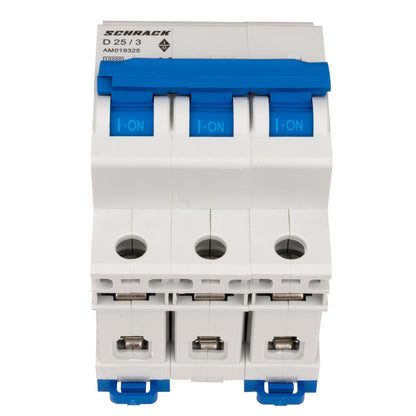 Întreruptor automat modular (MCB) AMPARO 10kA, D 25A, 3 poli