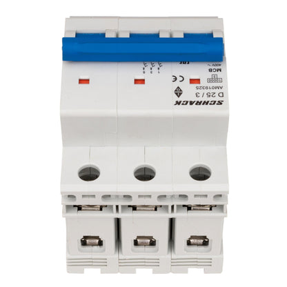 Întreruptor automat modular (MCB) AMPARO 10kA, D 25A, 3 poli