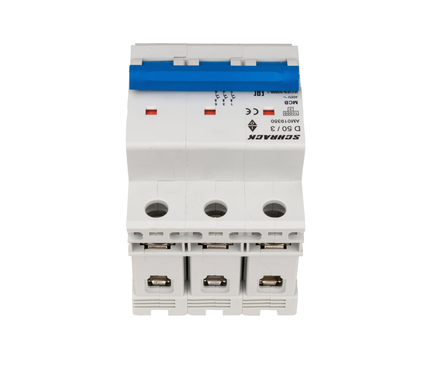 Întreruptor automat modular (MCB) AMPARO 10kA, D 50A, 3 poli