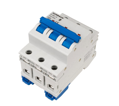 Întreruptor automat modular (MCB) AMPARO 10kA, D 50A, 3 poli