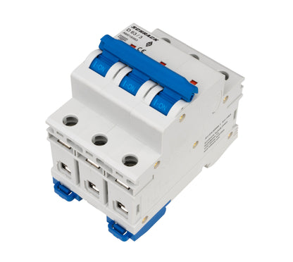 Întreruptor automat modular (MCB) AMPARO 10kA, D 63A, 3 poli
