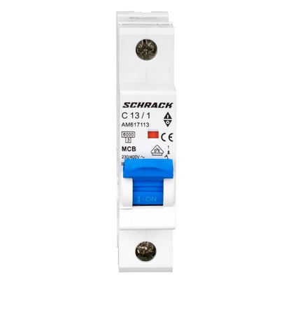 Întreruptor automat modular (MCB) AMPARO 6kA, C 13A, 1-pol