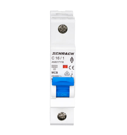 Întreruptor automat modular (MCB) AMPARO 6kA, C 16A, 1-pol