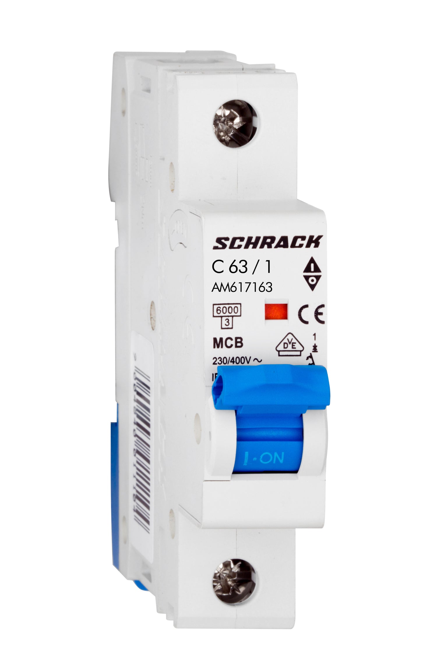 Întreruptor automat modular (MCB) AMPARO 6kA, C 63A, 1-pol