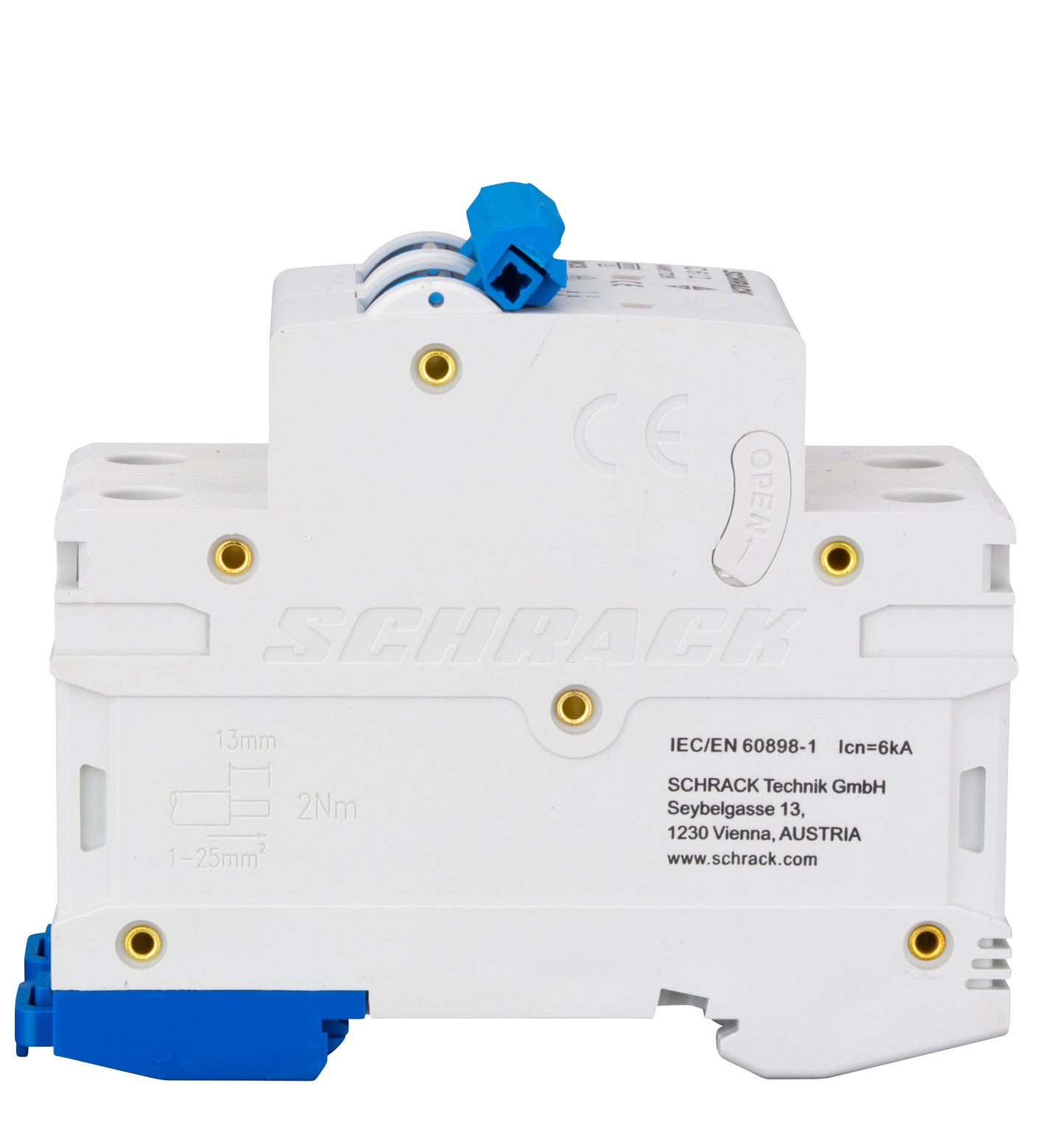 Întreruptor automat modular (MCB) AMPARO 6kA, C 6A, 2-poli