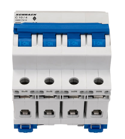 Miniature Circuit Breaker (MCB) AMPARO 6kA, C 10A, 4-pole