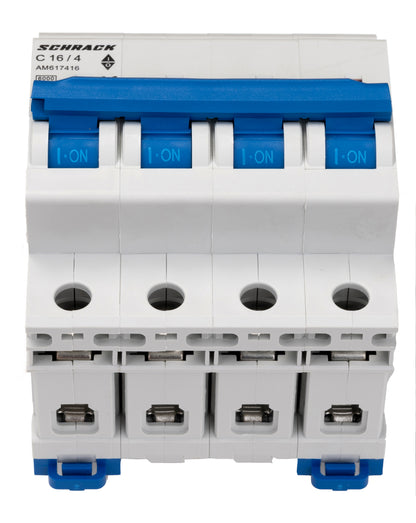 Miniature Circuit Breaker (MCB) AMPARO 6kA, C 16A, 4-pole