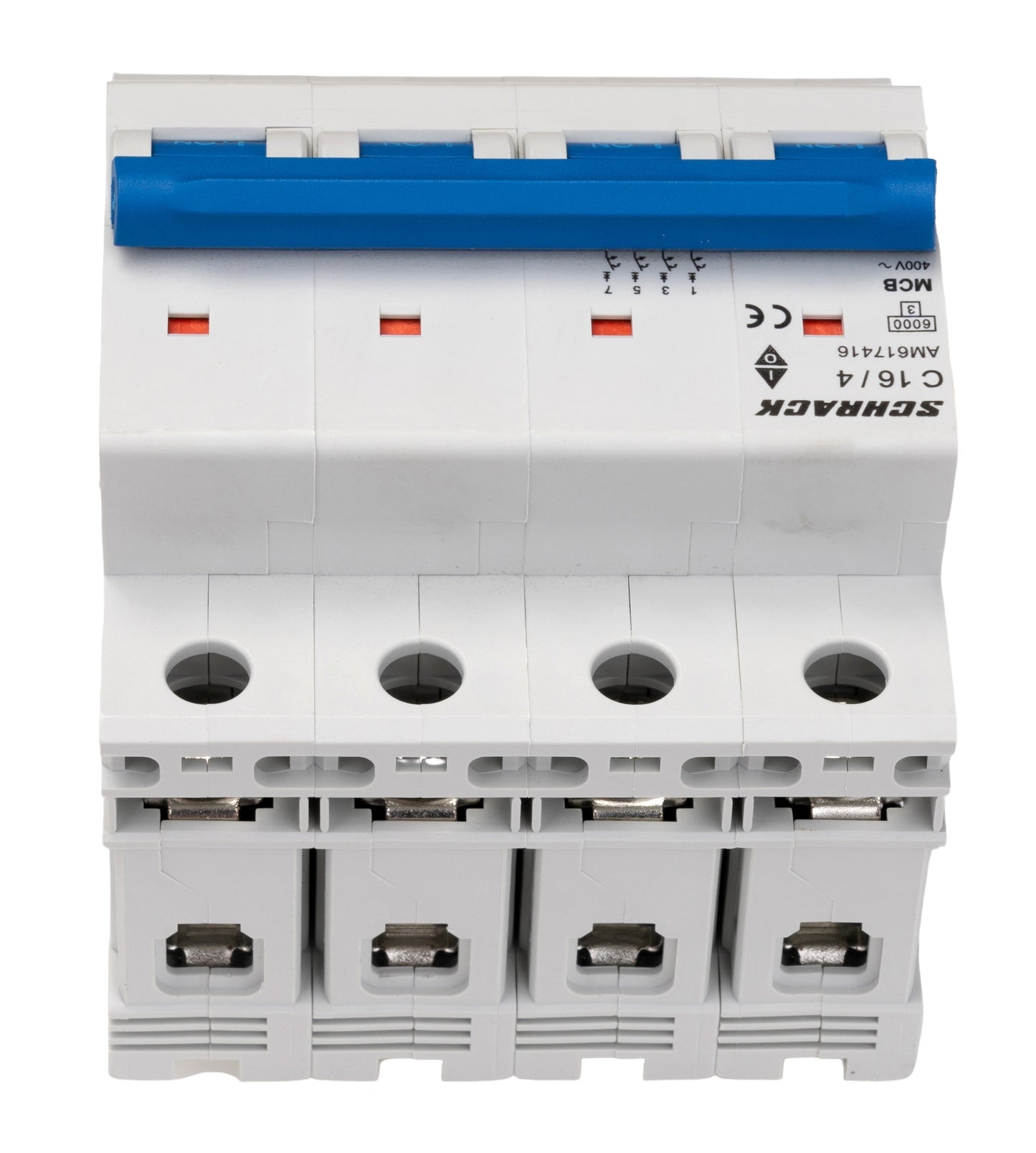 Miniature Circuit Breaker (MCB) AMPARO 6kA, C 16A, 4-pole