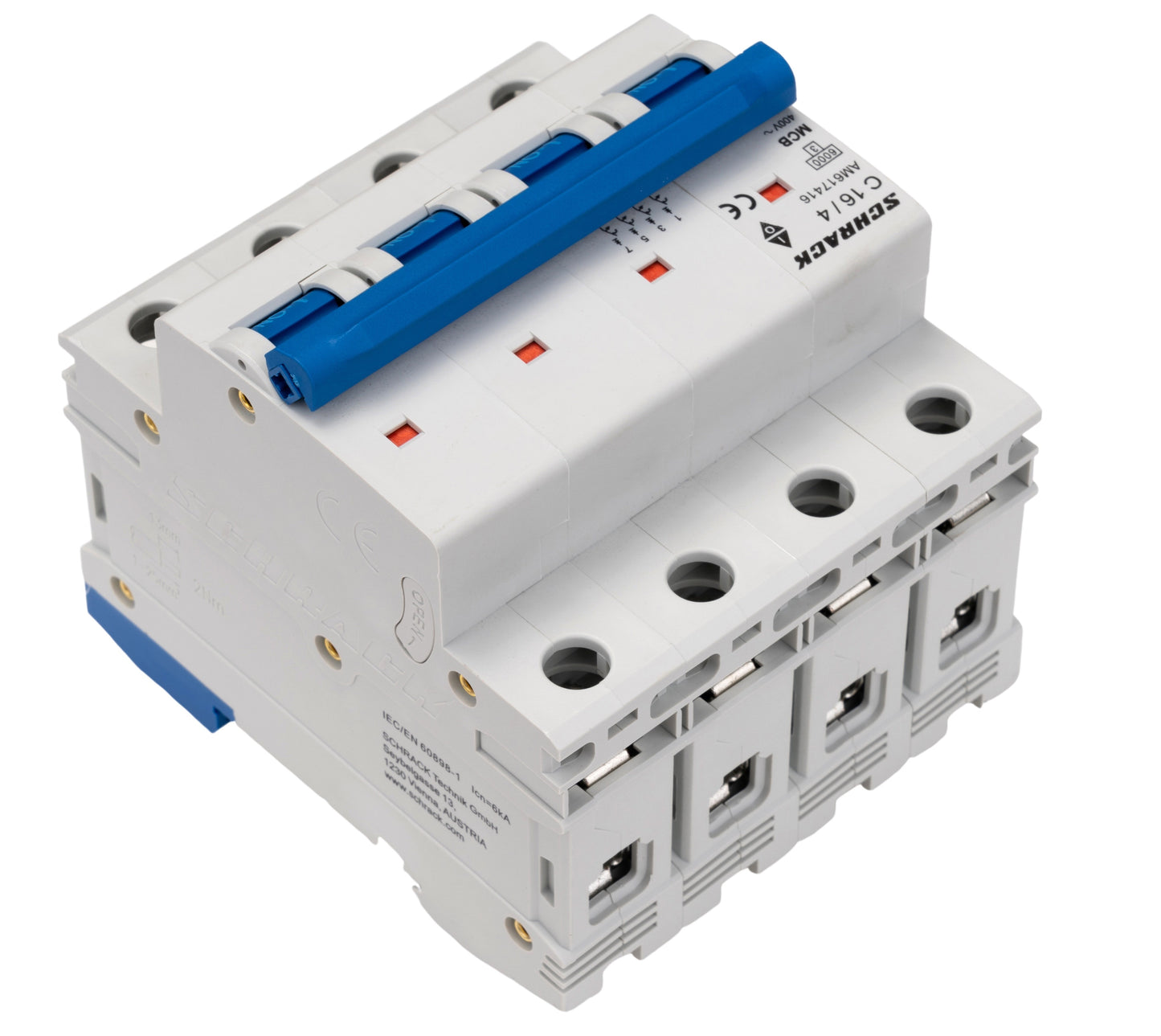 Miniature Circuit Breaker (MCB) AMPARO 6kA, C 16A, 4-pole