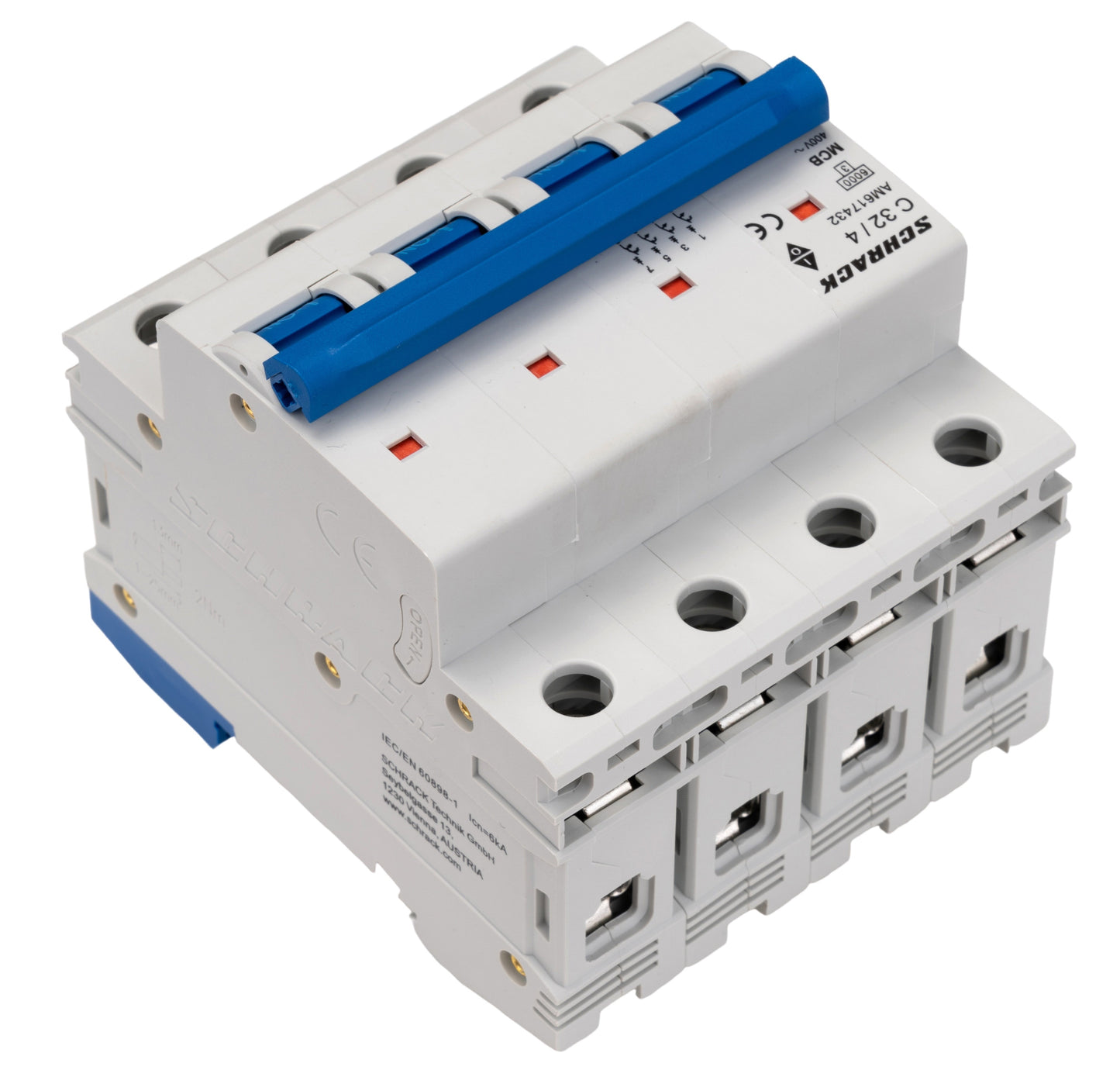 Miniature Circuit Breaker (MCB) AMPARO 6kA, C 32A, 4-pole