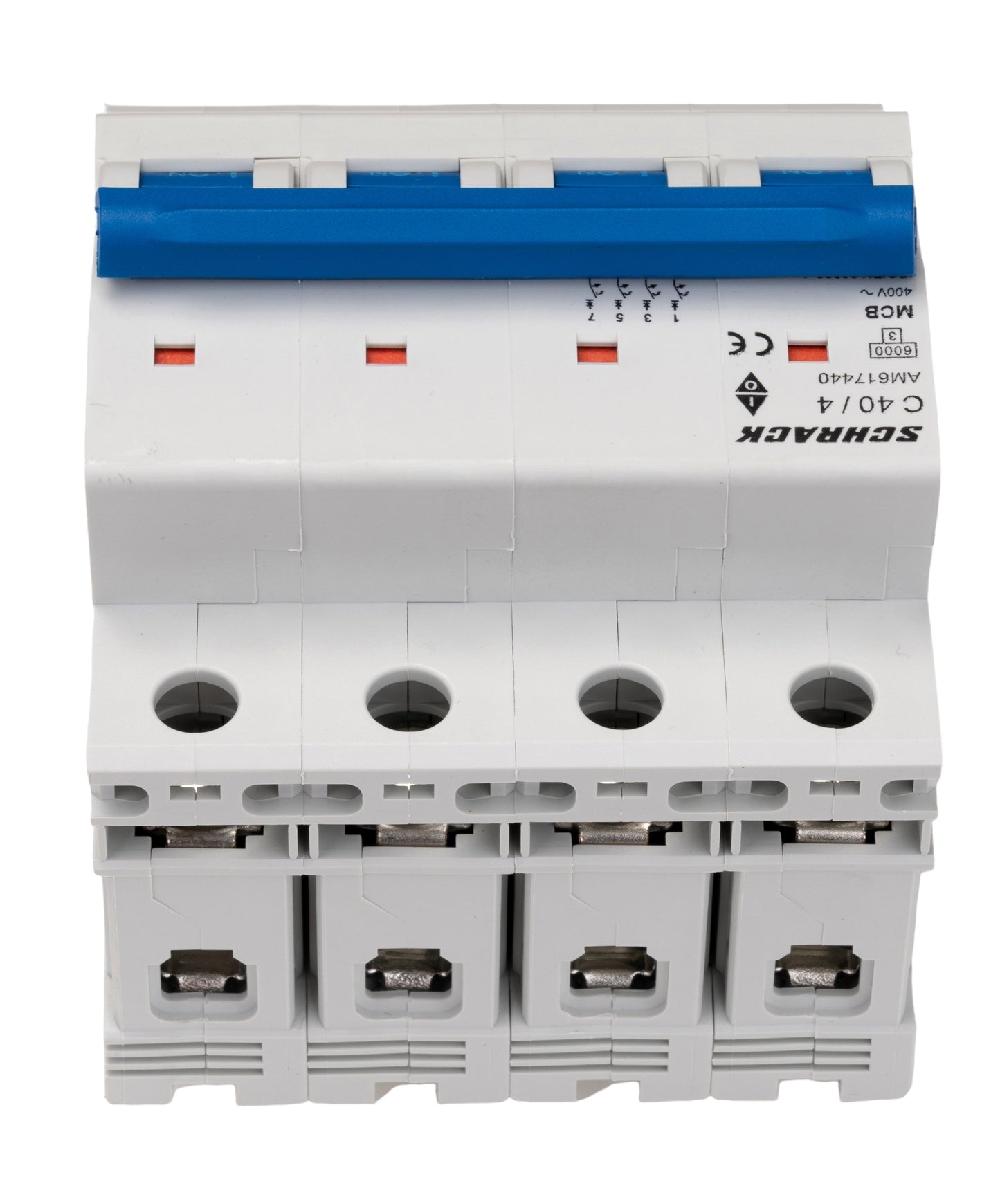 Miniature Circuit Breaker (MCB) AMPARO 6kA, C 40A, 4-pole