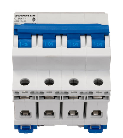 Miniature Circuit Breaker (MCB) AMPARO 6kA, C 50A, 4-pole
