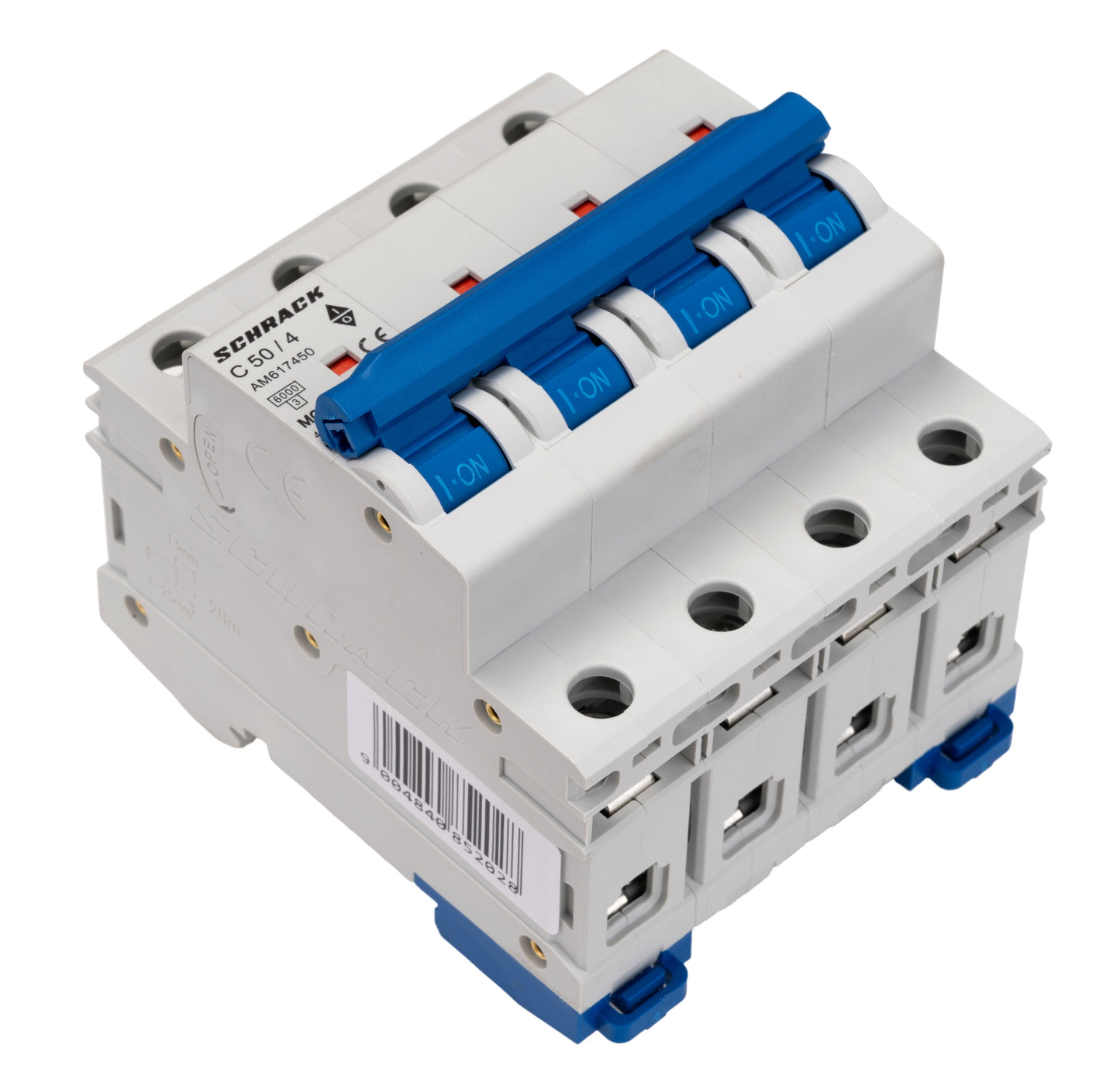 Miniature Circuit Breaker (MCB) AMPARO 6kA, C 50A, 4-pole