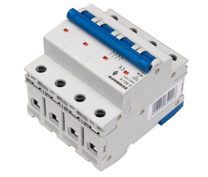 Miniature Circuit Breaker (MCB) AMPARO 6kA, C 50A, 4-pole