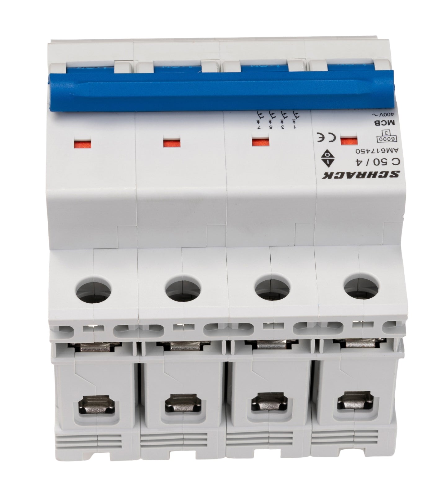 Miniature Circuit Breaker (MCB) AMPARO 6kA, C 50A, 4-pole