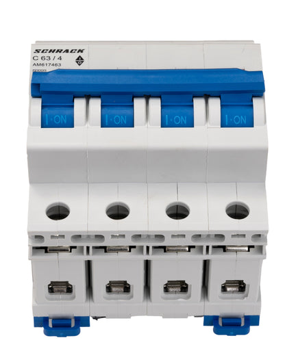 Miniature Circuit Breaker (MCB) AMPARO 6kA, C 63A, 4-pole