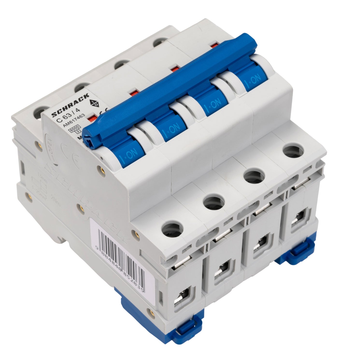 Miniature Circuit Breaker (MCB) AMPARO 6kA, C 63A, 4-pole