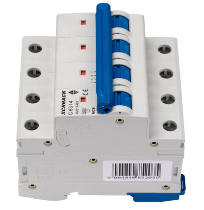 Miniature Circuit Breaker (MCB) AMPARO 6kA, C 63A, 4-pole