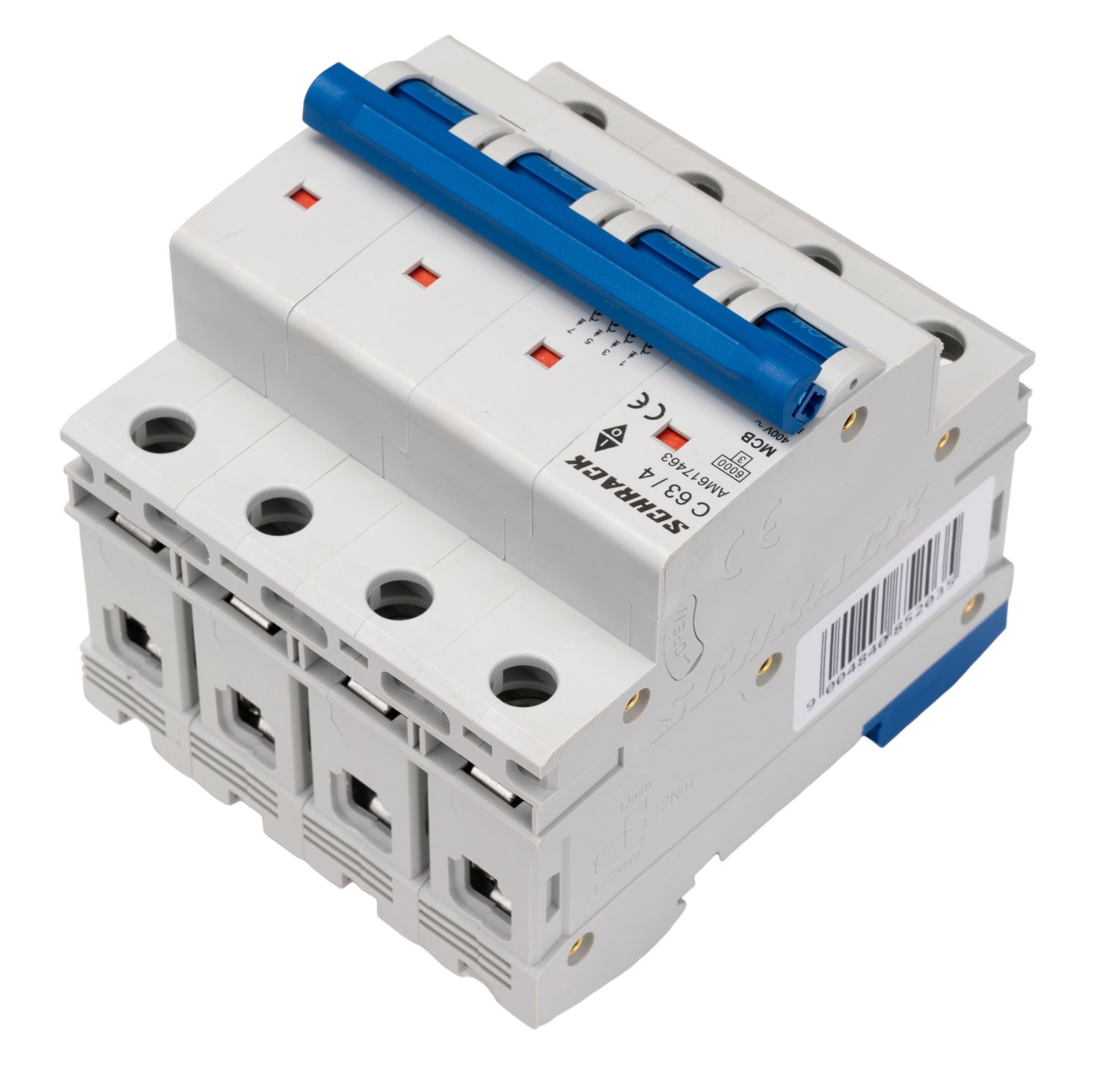 Miniature Circuit Breaker (MCB) AMPARO 6kA, C 63A, 4-pole