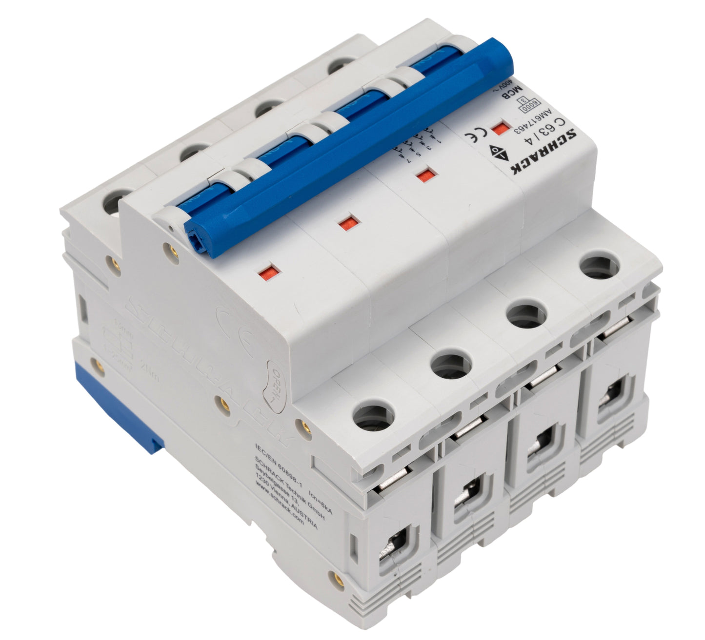 Miniature Circuit Breaker (MCB) AMPARO 6kA, C 63A, 4-pole