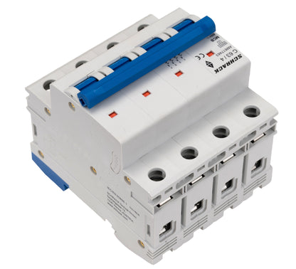 Miniature Circuit Breaker (MCB) AMPARO 6kA, C 63A, 4-pole
