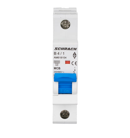Întreruptor automat modular (MCB) AMPARO 6kA, B 4A, 1-pol