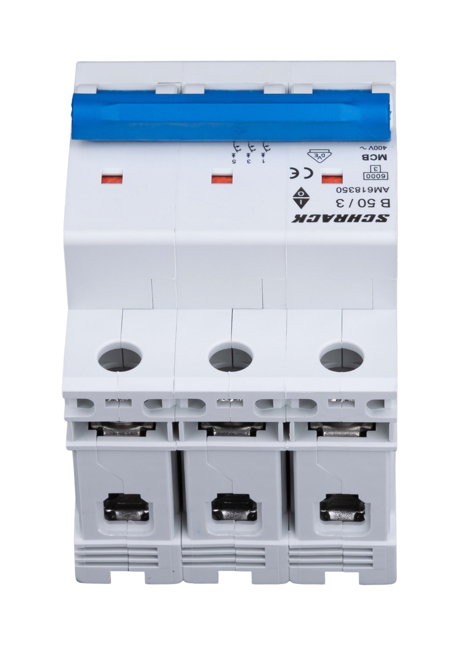 Întreruptor automat modular (MCB) AMPARO 6kA, B 50A, 3-poli