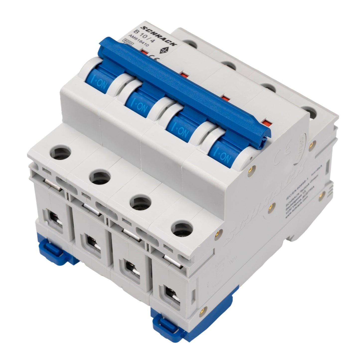 Miniature Circuit Breaker (MCB) AMPARO 6kA, B 10A, 4-pole