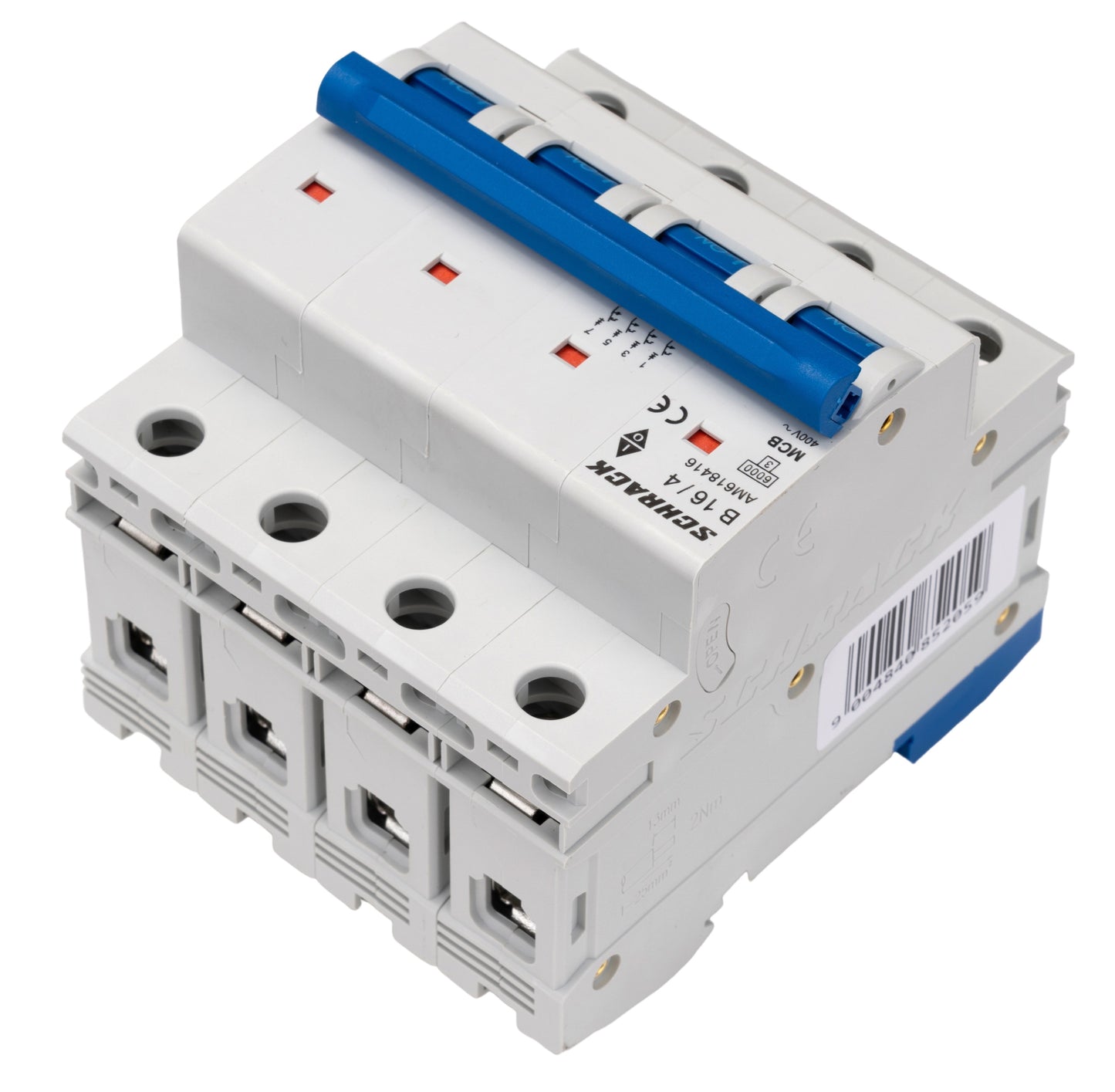 Miniature Circuit Breaker (MCB) AMPARO 6kA, B 16A, 4-pole
