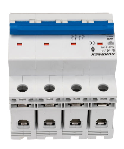 Miniature Circuit Breaker (MCB) AMPARO 6kA, B 16A, 4-pole