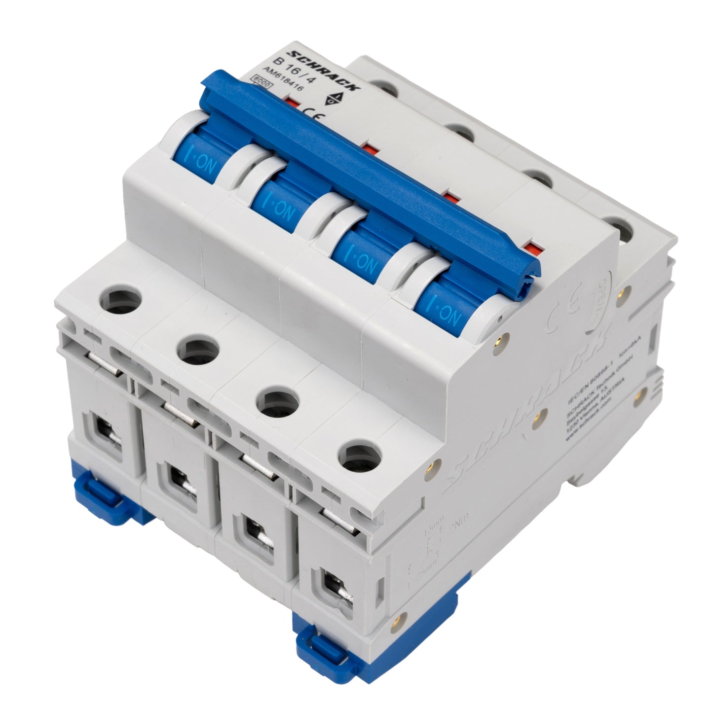 Miniature Circuit Breaker (MCB) AMPARO 6kA, B 16A, 4-pole