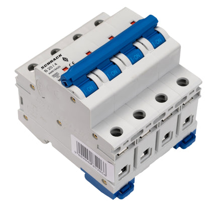 Miniature Circuit Breaker (MCB) AMPARO 6kA, B 20A, 4-pole