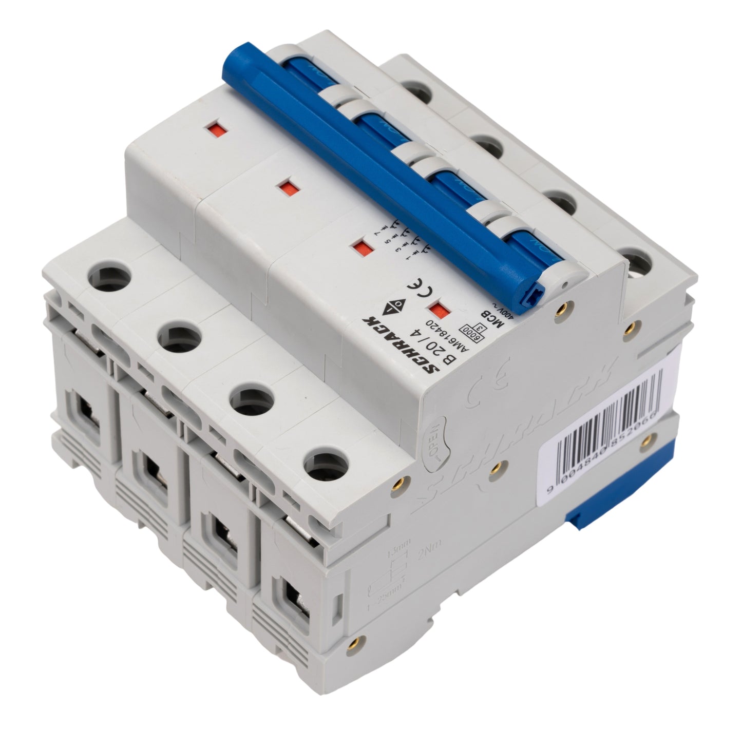 Miniature Circuit Breaker (MCB) AMPARO 6kA, B 20A, 4-pole